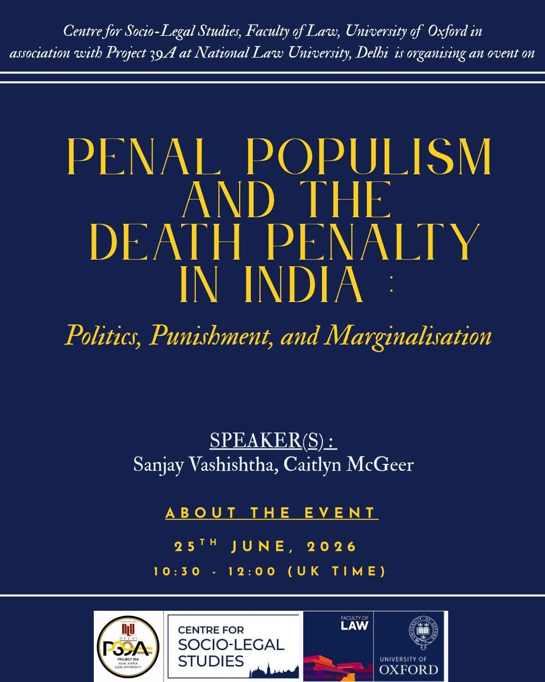 Penal Populism and the Death Penalty in India
